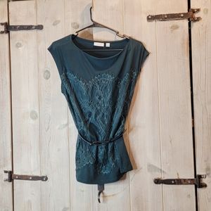 New York & Company Green Top
